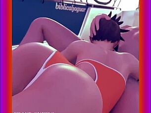 Neuvěřím, že koukám na Overwatch HMV 7 s Tokyo Machine a Tracer, tak intenzivní a sexy!