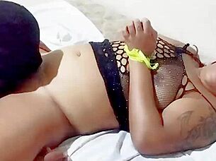 I Fucked Deliciously With The Masked One But He Came Too Fast!