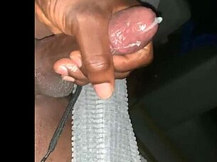 Sexy mature amateur engages in solo cock masturbation at home on Fuckxworld