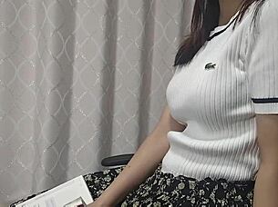 Can't hold back during study, stimulates under skirt