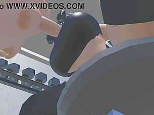 Roblox players having fun at the gym