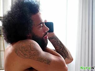 Lacey Jayne whispers, Get your nuru massage in the truck, my wet pussy awaits interracial fun.