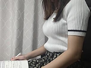 Can't hold back during study, stimulates under skirt