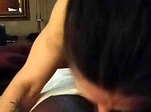 Deepthroat action with intense raw intensity and rough handling