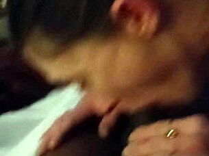 Deepthroat action with intense raw intensity and rough handling