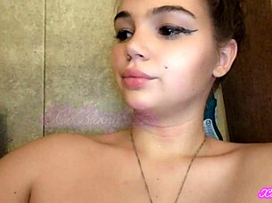 Smoking In Bath Tub With Slave Facial And Femdom Shower