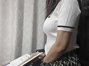 Can't hold back during study, stimulates under skirt