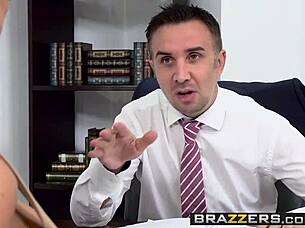 Hey, wanna see big tits in yoga get double action at work?