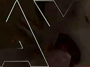 She moans as her hairy pussy gets toyed