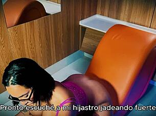 WATCH MOM RUB HER WET PUSSY!