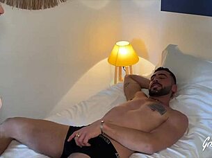 Sally enjoys two cocks in threesome.