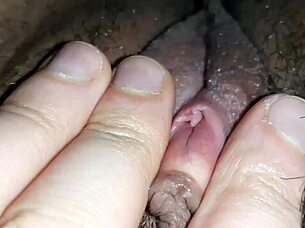 I tickled my big clit until it dripped wet, did you see me orgasm?