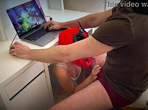 did you see that ginger girl sucking my cock while i played dota 2?