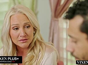 dream mom alexis drains college stud's cock with epic sucking