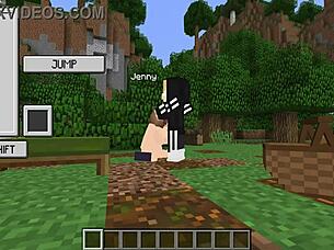 Jenny Fucks Me Hard in the Public Park with Doggystyle and Blowjob Action!