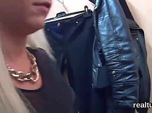 gorgeous czech girl gets seduced at the mall and fucked in pov