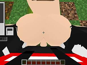 Jenny Fucks Me Hard in the Public Park with Doggystyle and Blowjob Action!