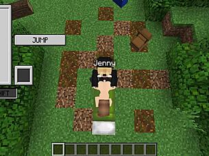 Jenny Fucks Me Hard in the Public Park with Doggystyle and Blowjob Action!