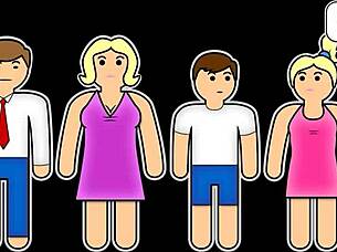 feeling the taboo thrill as step sis rides me in retro pov