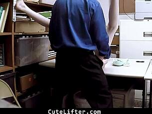 Stepmom Kneels to Please Stepson Provocatively