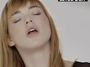 gorgeous step sisters anny aurora & izzy delphine ENGAGE SENSUAL THREESOME with step bro