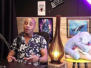 Filthy cum loving Keaton vibes her cunt before being facialized in pov teen scene.