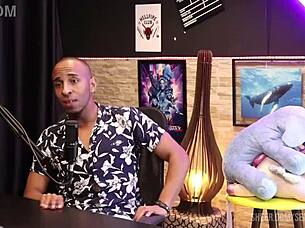 Filthy cum loving Keaton vibes her cunt before being facialized in pov teen scene.