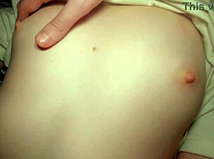 i was sleppy but his fingas woke my shaved pussy