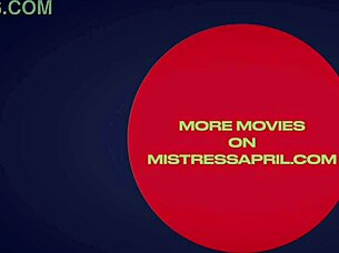 Mistress april dominates with deepthroat and fisting