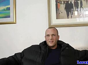 British milf masturbates after intense doggystyle session