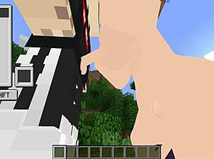 Jenny Fucks Me Hard in the Public Park with Doggystyle and Blowjob Action!