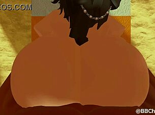 Black Bull Fucks Femboy Bunny in Roblox Spanish Sub Scene