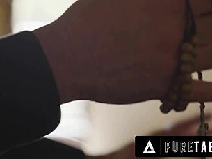 Horny Virgin Teen Penelope Kay Seduces Pervert Priest To Fuck Her Ass!