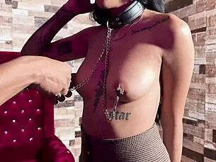 Stranger Intensely Breaks Ass In BDSM Room.