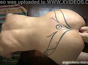 Creamy ass latina gets fucked with blowjob and anal