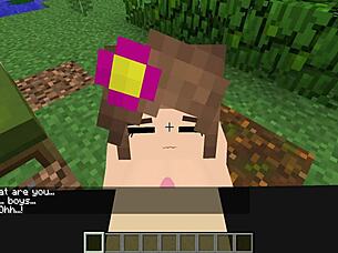 Jenny Fucks Me Hard in the Public Park with Doggystyle and Blowjob Action!