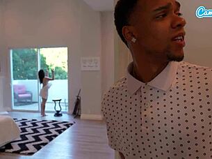 Naughty teen stepsister seduces her stepbrother for her first fuck