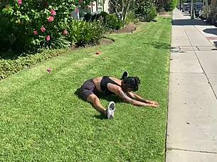 Does fit Ava Lee try Rome Major's thick cock in the best workout?