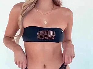 Boutinela Dances In Black Bikini, Ass Worshiped In Club