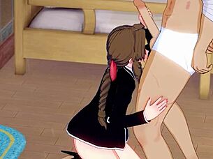 Aerith Hentai Fode com um Vilão