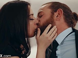 eroticax horny brunette fulfills deepest desires with riding and muff diving