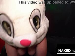 Curvy snow bunny gets bent over by huge black dick in florida studio