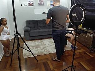 i got crazy to fuck the little assy girl in doggystyle without condom or something.