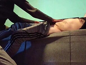 Can you resist the delicious blowjob given to this hairy guy? his gay partner teases with special attention.