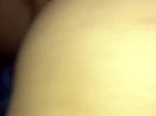 Pretty girl enjoys quickie with monster cock in her ass.