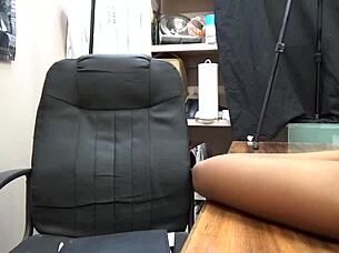 Deseree Goes Through Casting, Sucking and Deepthroating Black Penis with Choking