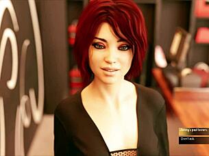 Blonde teen with big tits in a o a academy scene