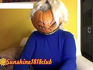 happy halloween pumpkin cam recorded on october 31