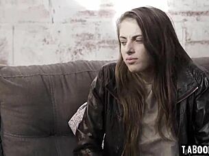 Evelyn Claire Helps Gia Derza with Pussy Licking to Escape Street Life