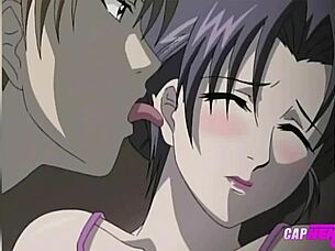 dominating his stepmom with fingering and fucking